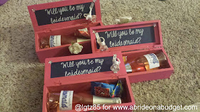 How are you asking your friends to be your bridesmaids? Go with these DIY Bridesmaids Boxes. The tutorial is on www.abrideonabudget.com.
