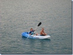 Delaina finally learns to kayak