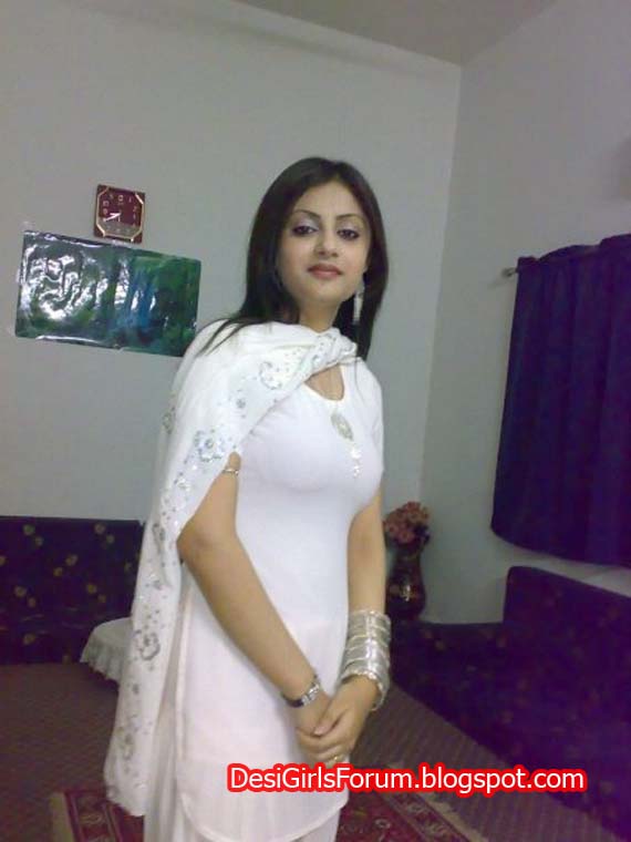 Desi Girls in white dress