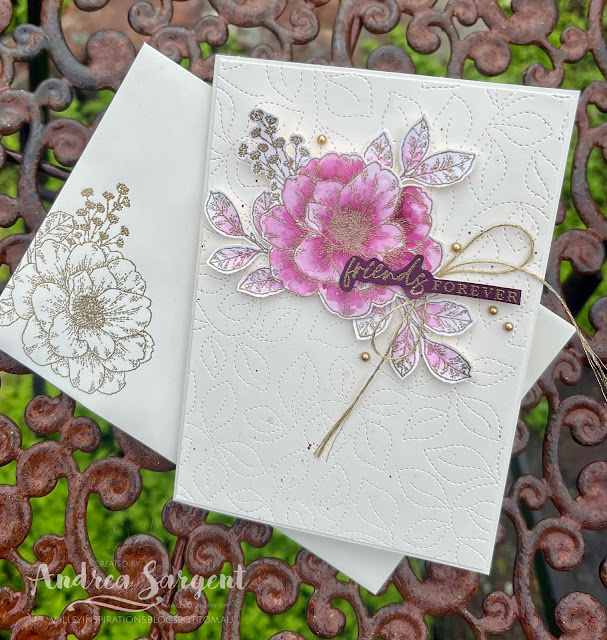 Show a valued friend how much you appreciate them with a gorgeous Blackberry Bliss Cottage Rose card.