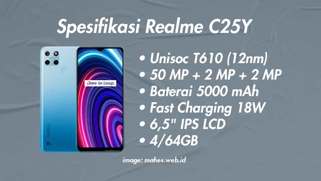 Spesifikasi Realme C25Y
