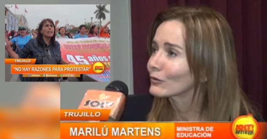 Ministra de educación manifestó que no hay razones para protestar y aseguró que habrá aumento en sus remuneraciones [VIDEO]