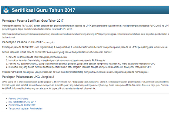 Jadwal Pelaksanaan UKG Ulang ke-2 Tahun 2017 