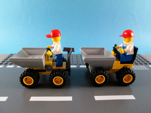 MOD e comparação com o set LEGO City 30348 Mini Dumper