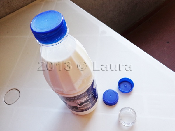 Bottiglie in pet per latte
