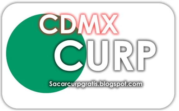 Circulo Verde con Texto de Curp en CDMX