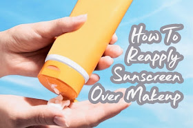 cara memakai ulang sunscreen tanpa merusak makeup