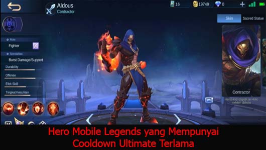 Hero Mobile Legends yang Mempunyai Cooldown Ultimate Terlama