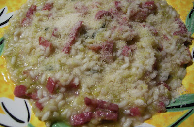 ricetta risotto porro e pancetta
