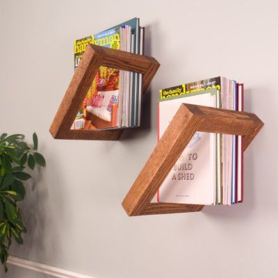 unique and creative square wall shelf ideas