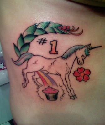 bike chain tattoos. Bike Jerks: Unicorn Tattoos