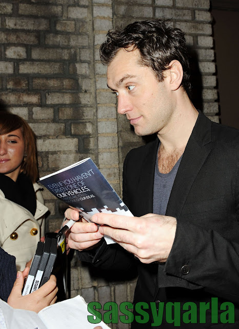 jude law broadway hamlet final day nyc