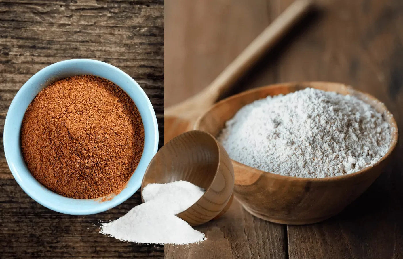 flour and cinnamon for Amish bread