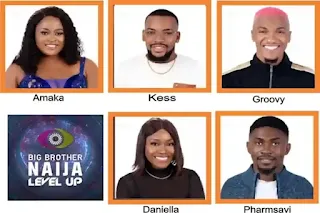 Housemates for weekly eviction