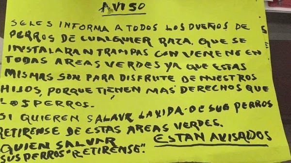 Amenazan con envenenar a perros en colonia de Guadalajara