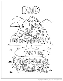 free father's day coloring pages