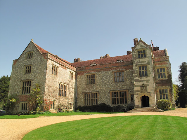 Chawton House itself! In Jane's day, the walls were covered in white stucco.