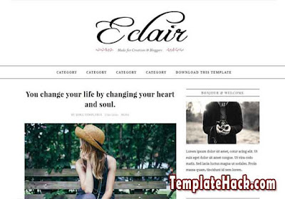 eclair blogger template