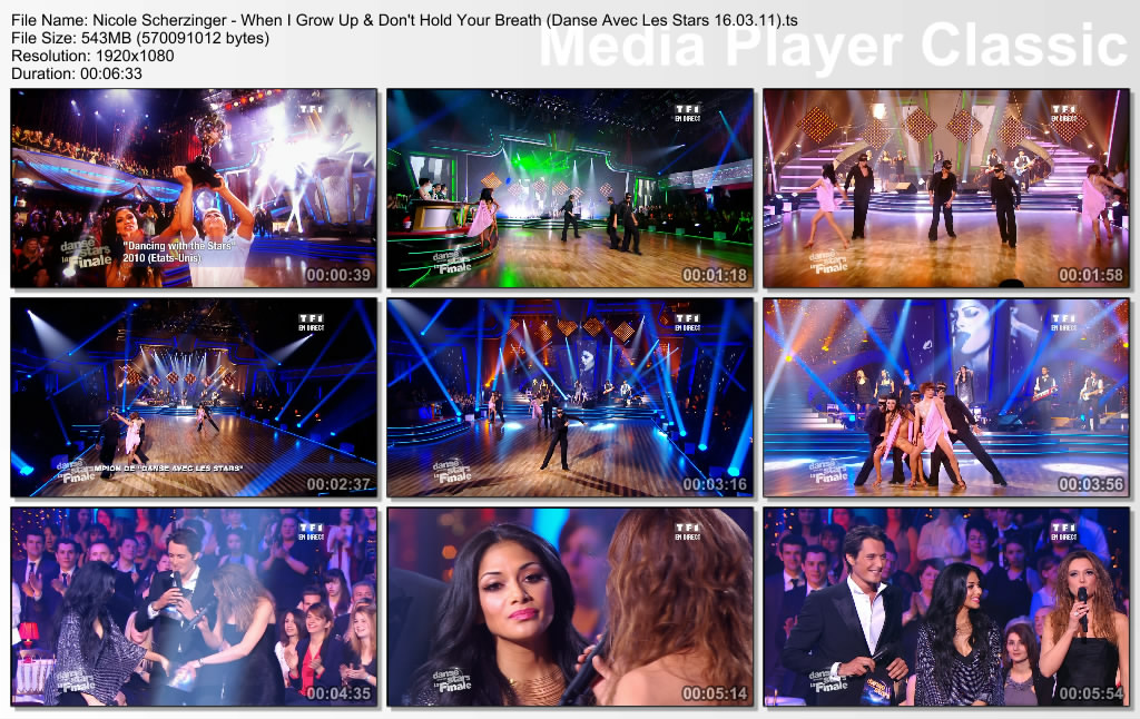 Nicole Scherzinger When I Grow Up Don't Hold Your Breath Danse Avec Les