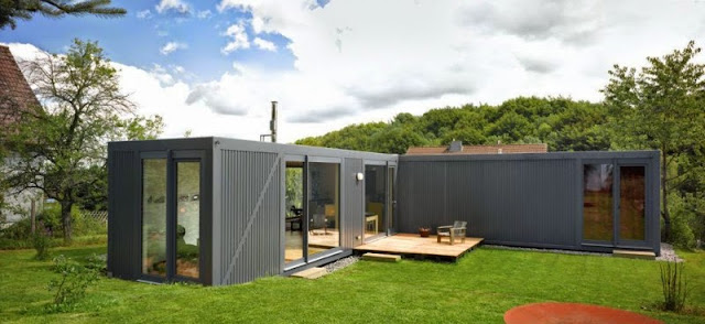 Containerlove Shipping Container Home in Germany - Modern home design