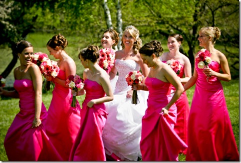 pink wedding ideas for summer