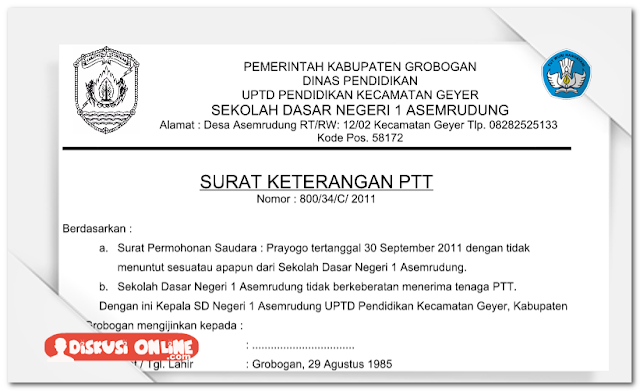 Kumpulan Surat Keputusan (SK) Kepala Sekolah Untuk Semua Kegiatan Terbaru