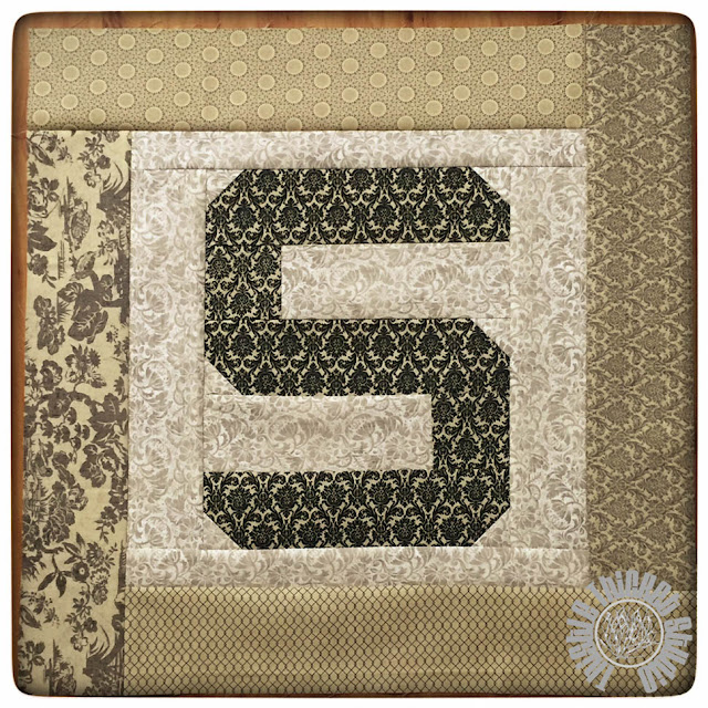 Spell It With Moda Fabric! Monogram Pillow Tutorial by Thistle Thicket Studio. www.thistlethicketstudio.com