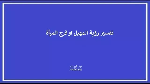 تفسير رؤية المهبل او فرج المرأة في المنام لابن سيرين