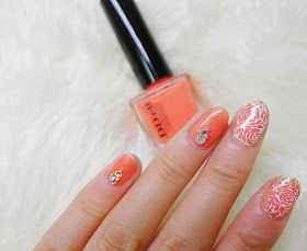 Peach nails