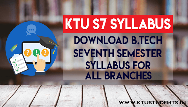 s7 syllabus ktu