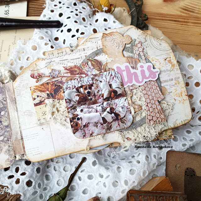 #mixedmedia #album #scrapbooking #ножиmimicut