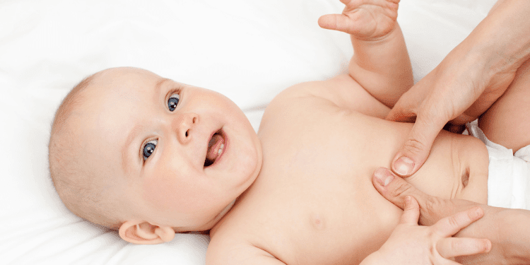 3.Chăm sóc giãn ruột sinh lý ở trẻ sơ sinh