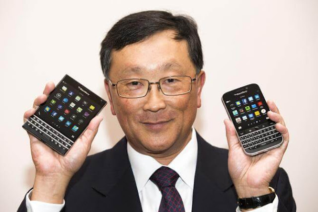 John chen Giveaway, Win free Blackberry Every Month