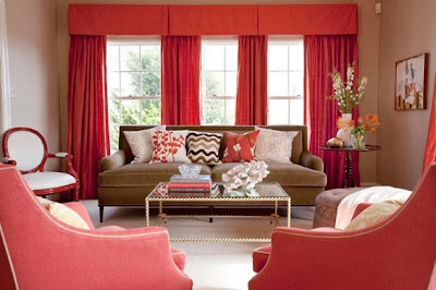 Living rooms In Red