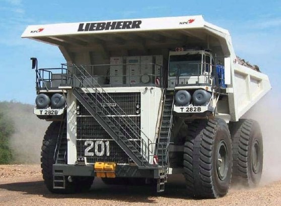 Truk Terbesar - Truk liebherr