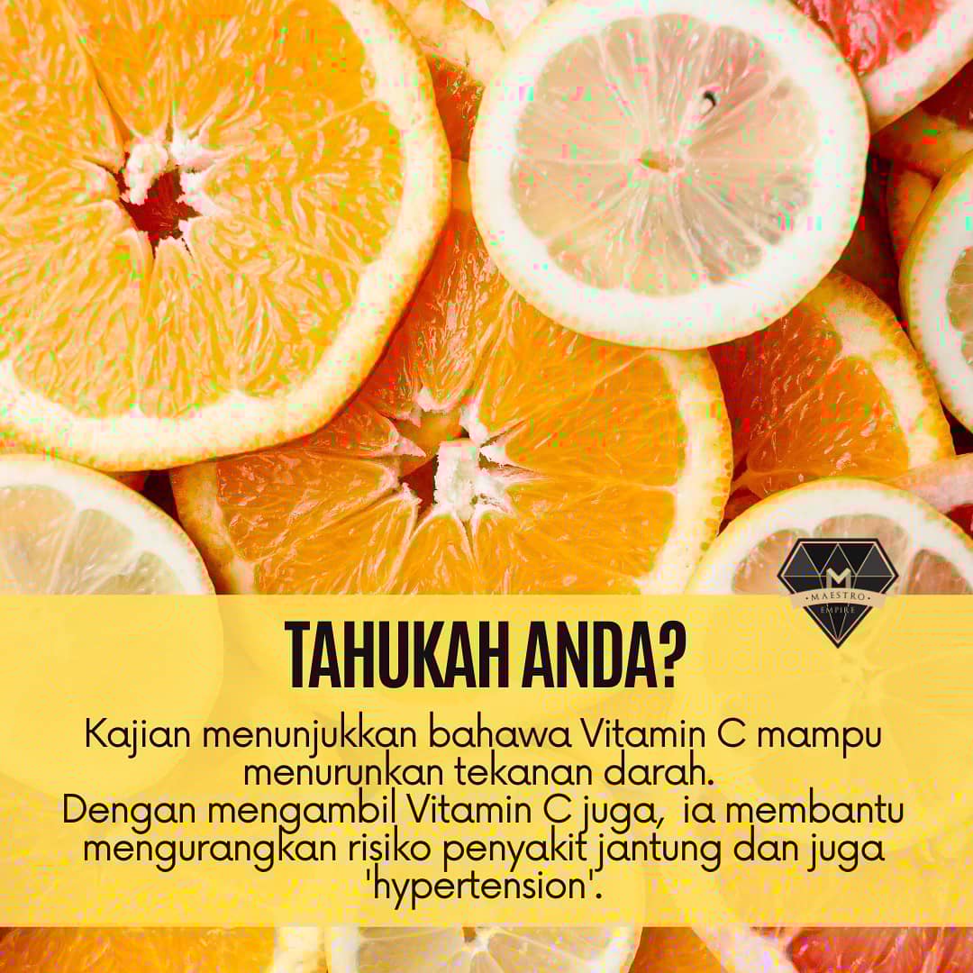 Vitamin C : Kepentingan, Kelebihan dan Manfaat Sustained Release Vita-C Plus