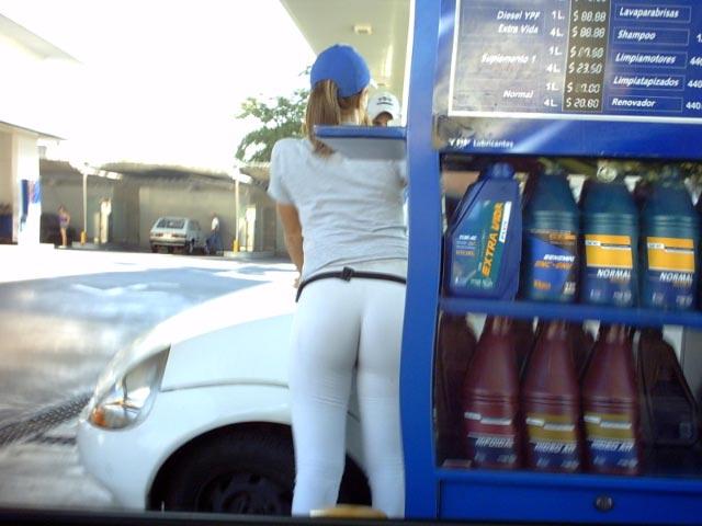 gas pump girls. gas pump girls