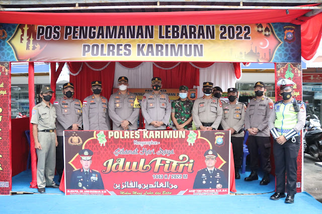 Polres Karimun Terima Kunjungan Tim Wasops Itwasda Polda Kepri Dalam Rangka Operasi Ketupat Seligi 2022