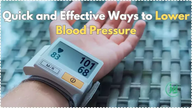 fast ways to lower blood pressure