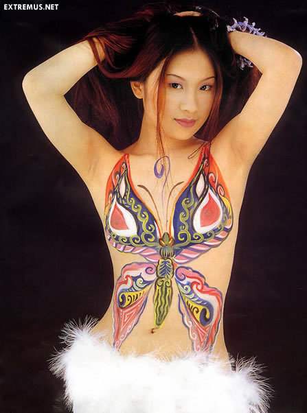 Full Body Painting Flower