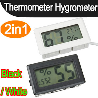 Mini Digital LCD Thermometer Hygrometer Humidity Temperature Meter Probe Indoor