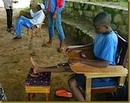 Espoir with new chair