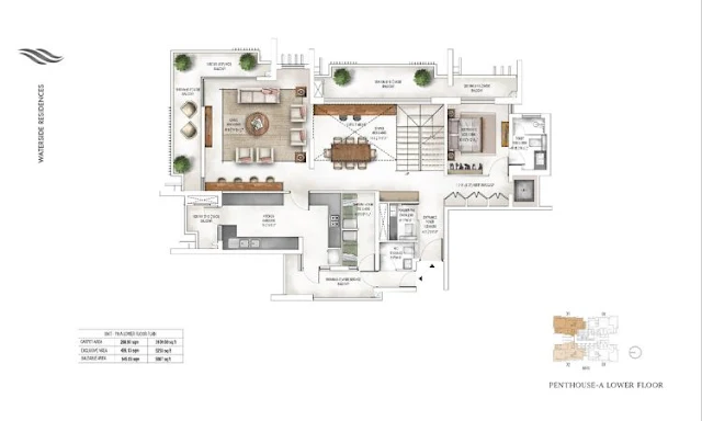 Waterside Residences Floor Plan