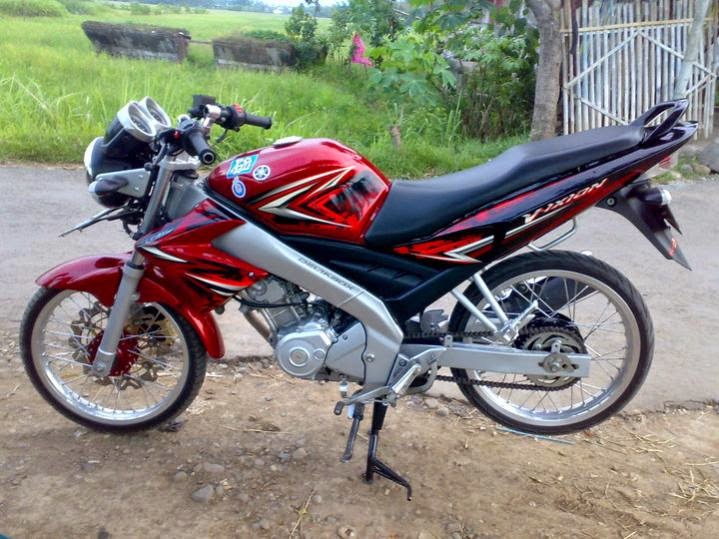 modifikasi vixion 2010 merah  tahun ini