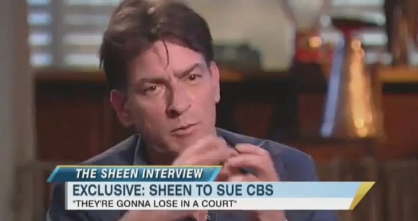 Charlie Sheen announced that