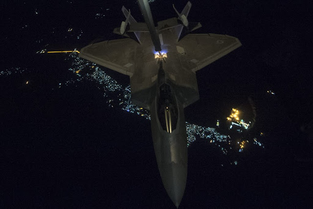 USAF F-22 Raptor airstrike Afghanistan