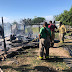 Incendio deja sin hogar a familia del sector Solares de Miltón en Villa Central de Barahona.