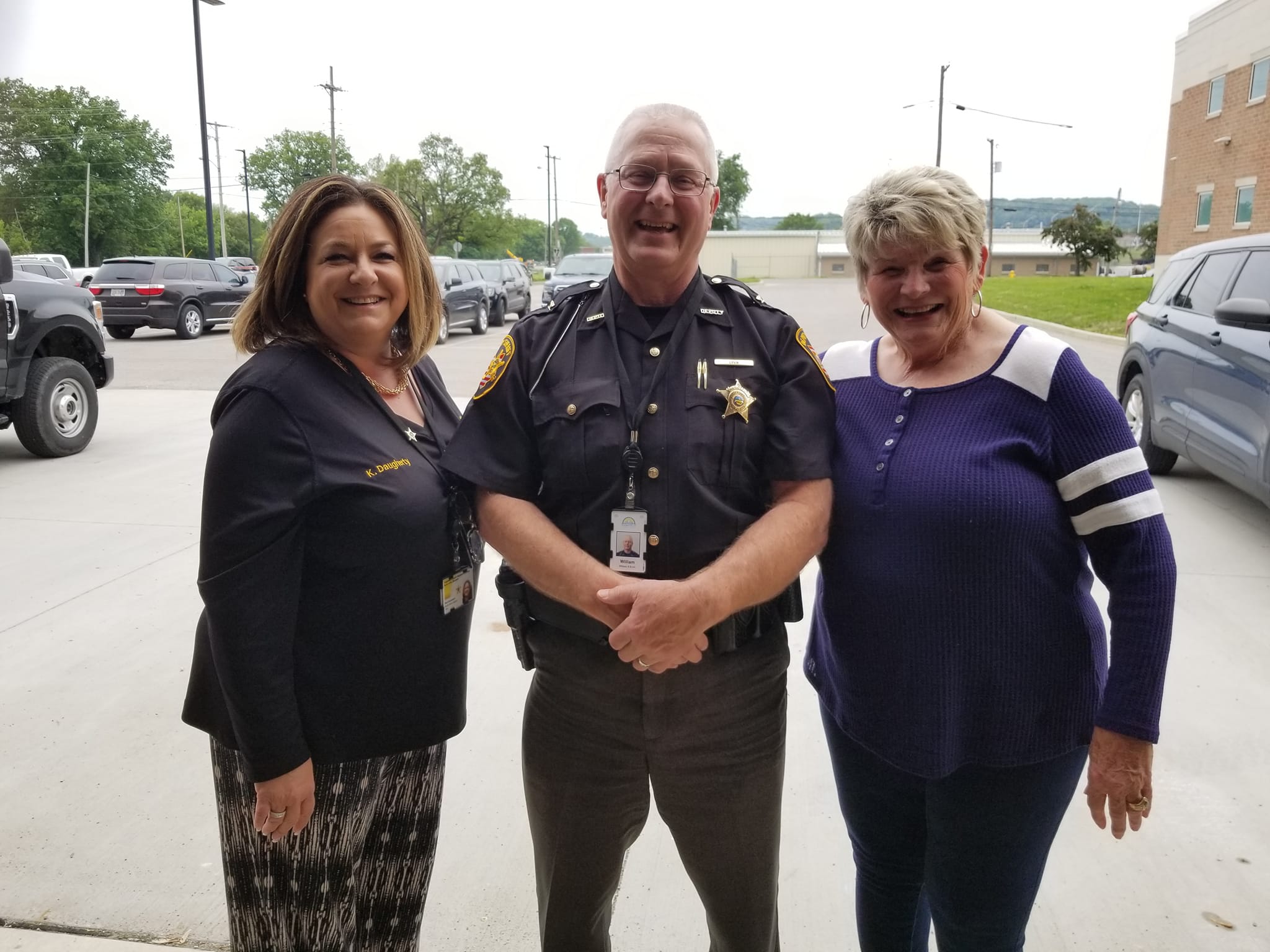 sheriff and two ladies