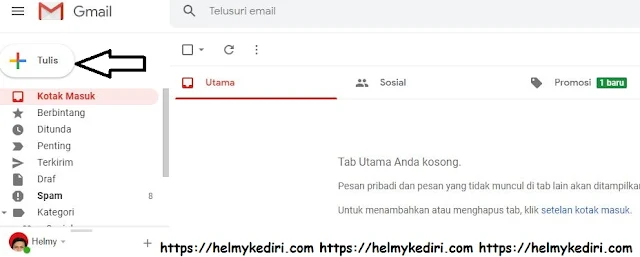 Cara kirim email menggunakan layanan gmail 