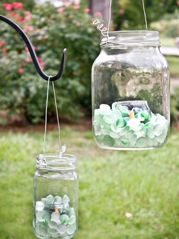 I am going to make some of these lanterns for my backyard